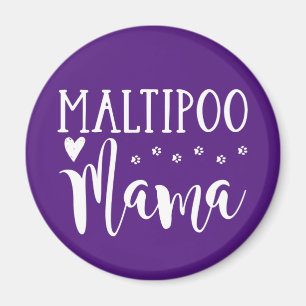 Maltipoo Mam - Hondenliefhebber met klauterij Magneet