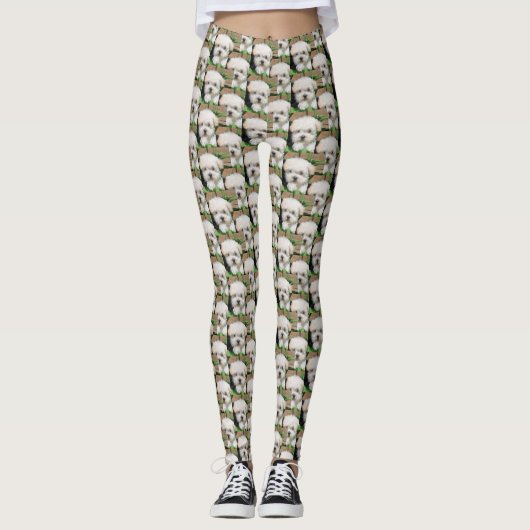 Maltipoo Puppy Leggings (Voorkant)