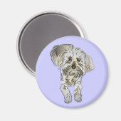 Maltipoo Puppy Magneet (Voorkant / Achterkant)