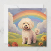 Maltipoo Rainbow Bridge Aangepaste hondennaam Symp (Voorkant)