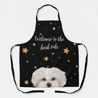 Maltipoo Schort Welkom bij de Bark Side Funny Dog