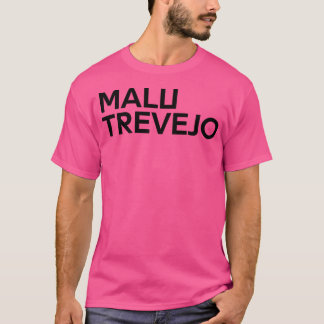 Malu Trevejo Cubaanse zanger - Zwarte versie T-shirt