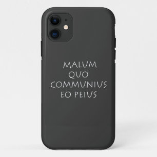 Malum quo communius eo peius iPhone 11 hoesje