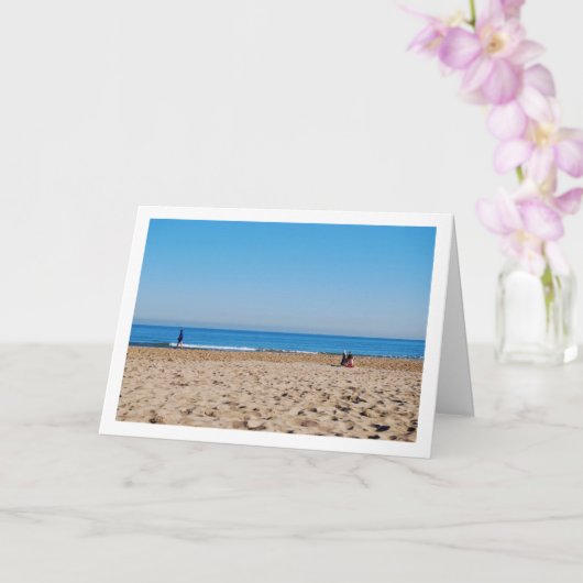 Malvarossa Beach, Valencia, Spanje Kaart (Orchidee)