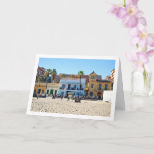 Malvarossa-strand, Valencia, Spanje Kaart