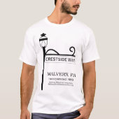 Malvern PA - T-shirt Crestside Way (Devant)