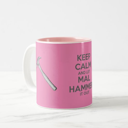 MalWear-Mok Tweekleurige Koffiemok (Voorkant links)