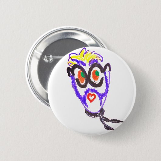 MalWear Self-Portrait Button (Voorkant /achterkant)