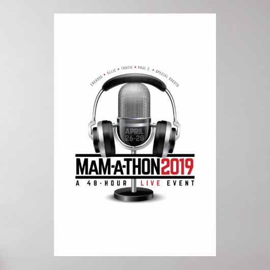 MaM-a-Thon Poster 24x36 (Voorkant)