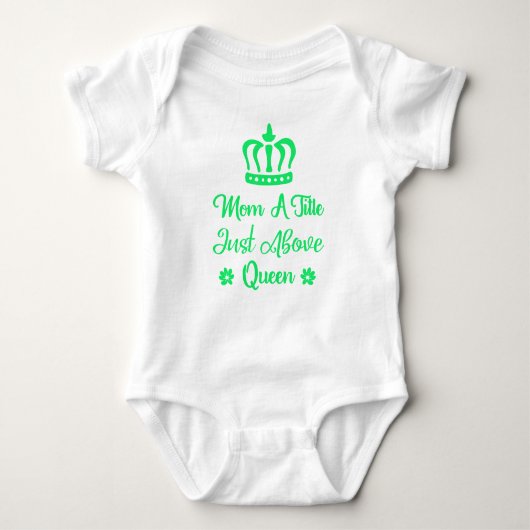 Mam A Title net boven Queen Bodysuit (Voorkant)
