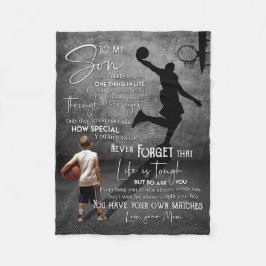 Mam aan mijn zoon als ik kan fleece deken