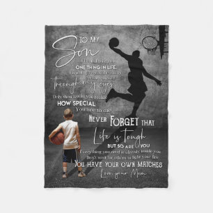 Mam aan mijn zoon als ik kan fleece deken