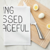 Mam Anagram Verbazingwekkende liefdevolle moeder Theedoek (Quarter Fold)