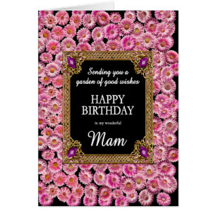 Mam Anniversaire Rose Daisées