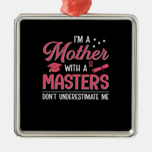 Mam Art Moeder met een master Metalen Ornament