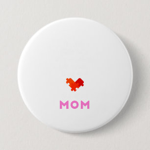 Mam Autism Awareness Day Cool Mothers of Au Ronde Button 7,6 Cm