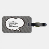 MAM! Bagage label. Comic Version reizen label Bagagelabel (Achterkant horizontaal)