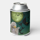 Mam, Bat en Moon Halloween Blikjeskoeler (Blikje Achterkant)