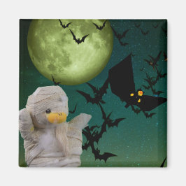 Mam, Bat en Moon Halloween Magneet