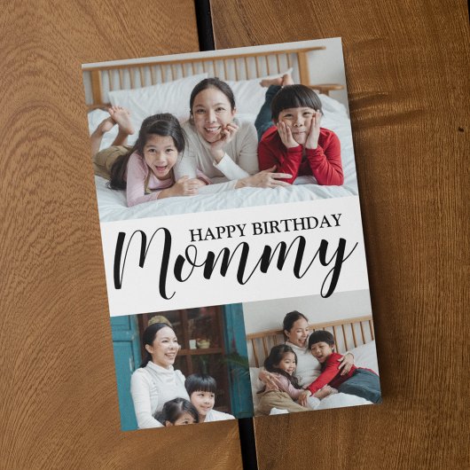 Mam Birthday Moderne Foto Collage