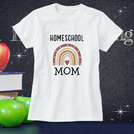 mam | BOHO "Homeschool" Mam Moederdag T-shirt