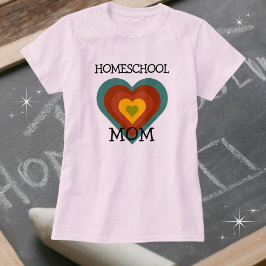 mam | BOHO "Homeschool" Mom T-shirt