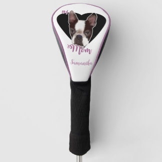 Mam Boston Terrier dog Golf Driver cover