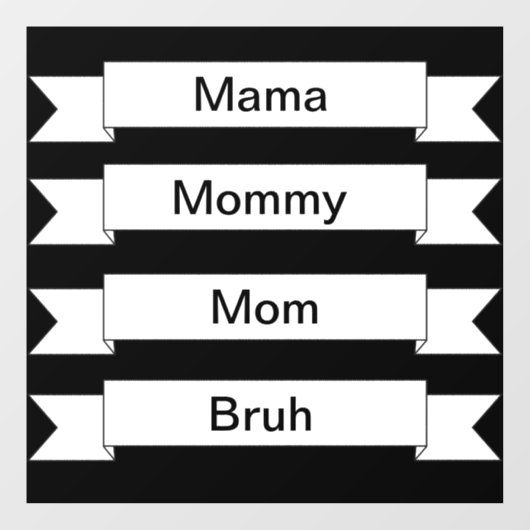 Mam Bruh Window Decal (Vel)