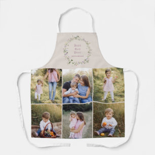 Mam cadeau 8 foto's met elegant elegant, delicaat schort