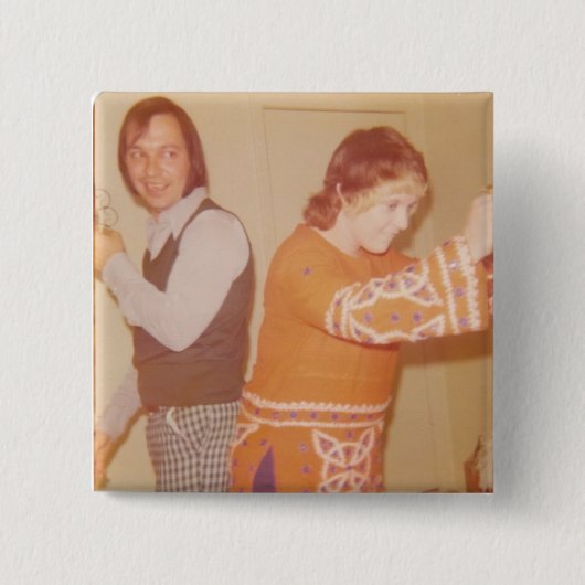 mam&daddydancin vierkante button 5,1 cm (Voorkant)