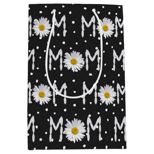 Mam Daisy op poka Dots Medium Gift Bag Cadeauzakje (Voorkant)
