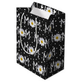 Mam Daisy op poka Dots Medium Gift Bag Cadeauzakje (Achterkant Gekanteld)
