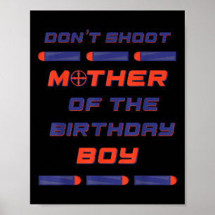 Mam Dart War Birthday Moeder - Mam Shirt Poster