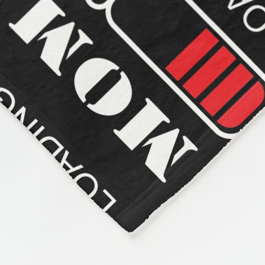 Mam dat een baby- of moederdag aanrekent fleece deken (Hoek)