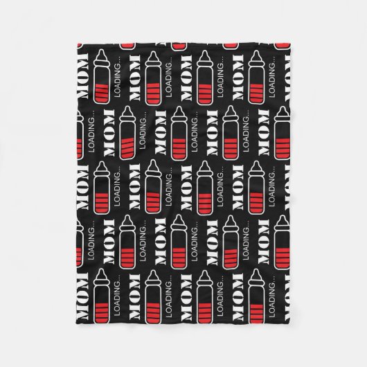 Mam dat een baby- of moederdag aanrekent fleece deken (Voorkant)