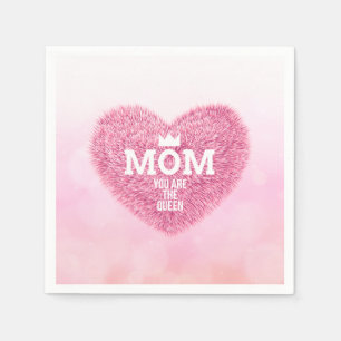 Mam De Queen Moederdag Napkin Servet