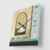 Mam Deja Brew Coffee Art Stapelde Cups Mok Caffein Vierkante Klok (Hoek)