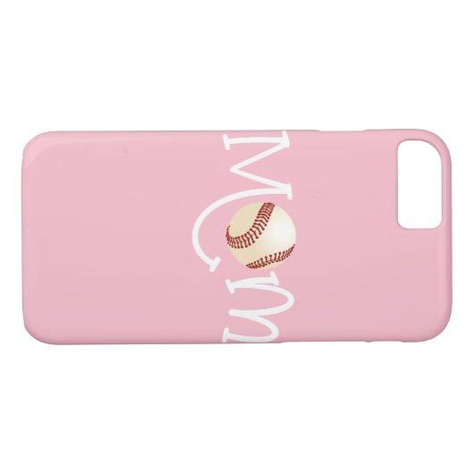 Mam die van honkbal houdt Case-Mate iPhone case (Achterkant (Horizontaal))