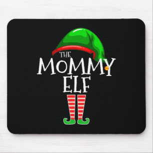 Mam Elf Family Matching Group Kerstmis Muismat