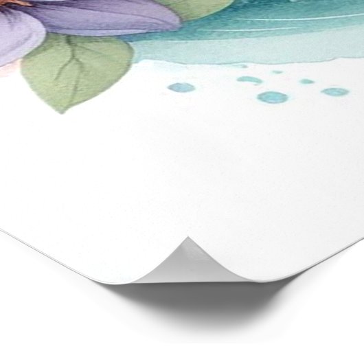 Mam en Baby Duck Poster (Hoek)