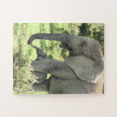 Mam en Baby Elephant Puzzle Legpuzzel (Horizontaal)