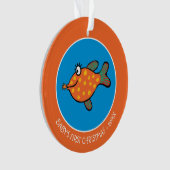 Mam en Baby Fish Kisses Ornament (voorkant)
