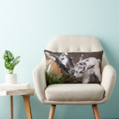 Mam en Baby Goat Kussen (Stoel)