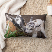 Mam en Baby Goat Kussen (Deken)