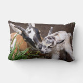 Mam en Baby Goat Kussen (Achterkant)