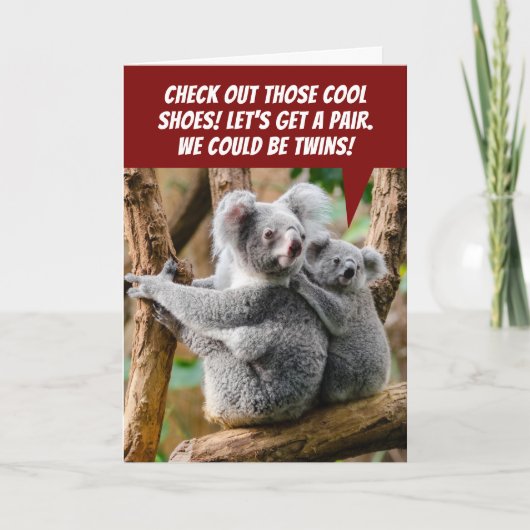 Mam en Baby Koala Beer - Kwaliteitstijd samen Kaart (Voorkant)