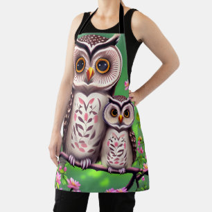 Mam en Baby Owl Schort