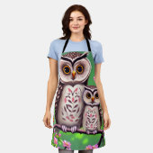 Mam en Baby Owl Schort (Gedragen)