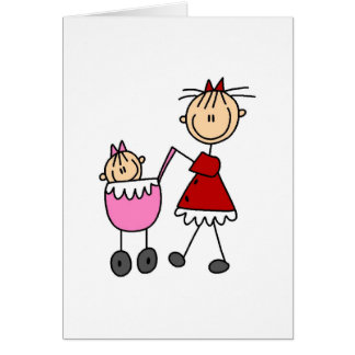Mam- en Baby-stickkaart
