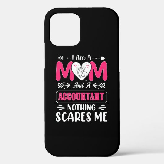 Mam en een accountant... niets maakt me uit. Case-Mate iPhone case (Achterkant)